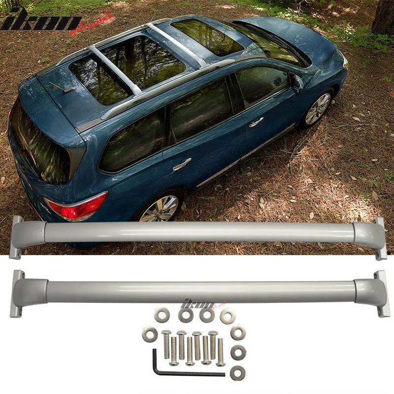 2013-2020 Nissan Pathfinder OE Silver Roof Rack Cross Bar Aluminum