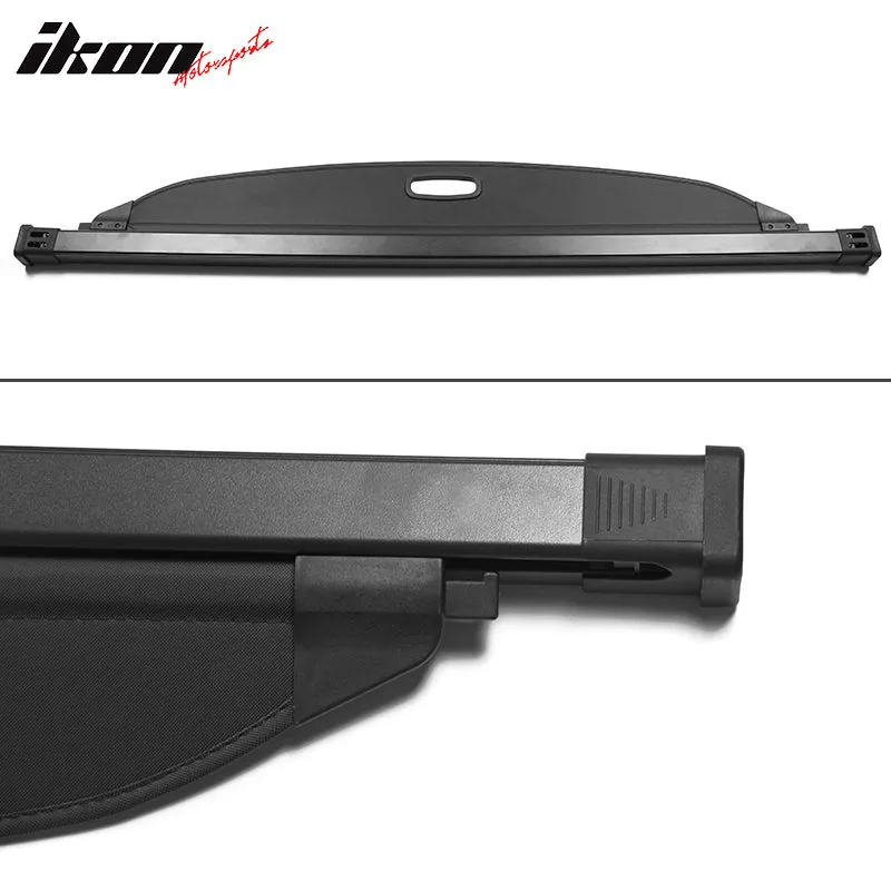 2016-2020 Kia Sorento Black Tonneau Cargo Cover Vinyl Aluminum Rod