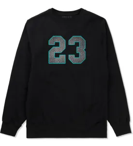 23 Cement Blue Jersey Crewneck Sweatshirt