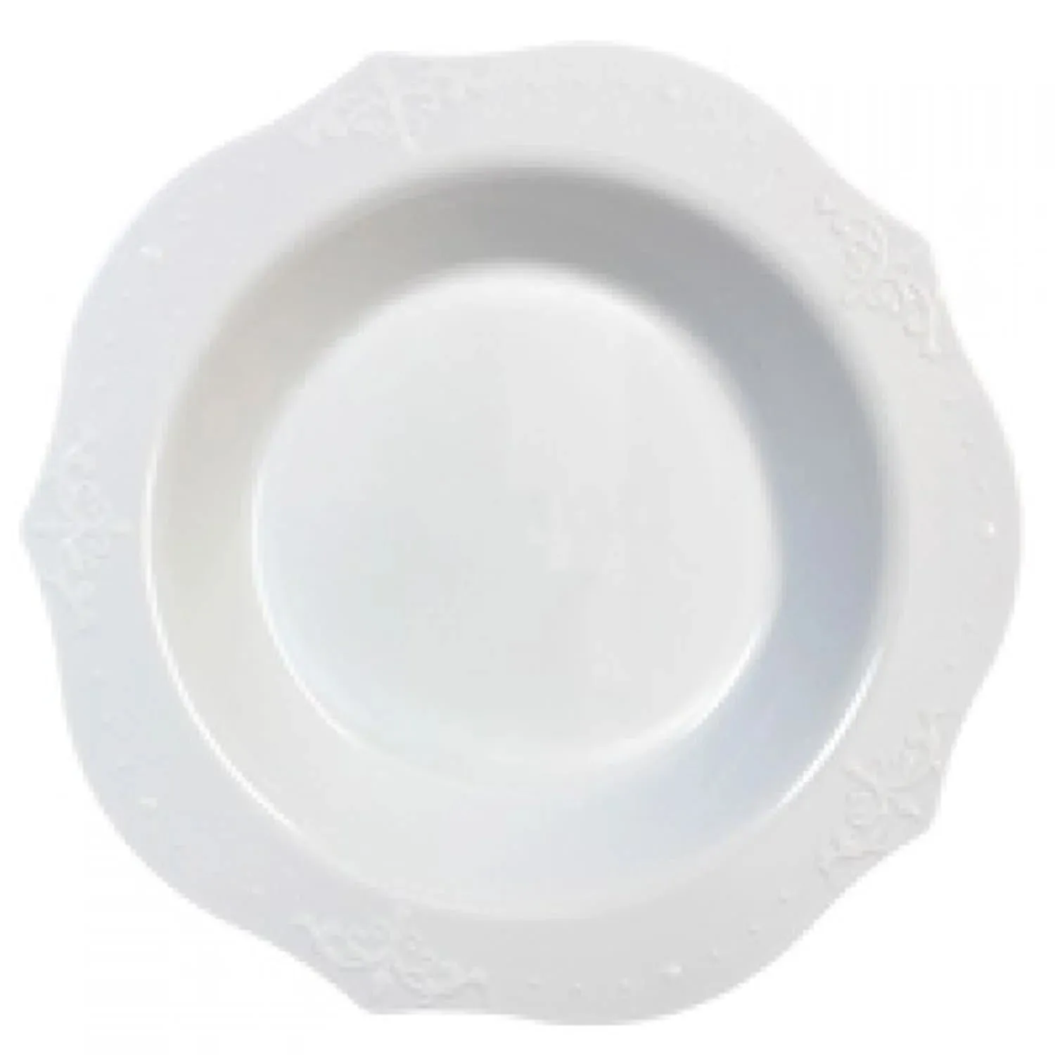 Antique Collection Plastic Bowls White 12 oz