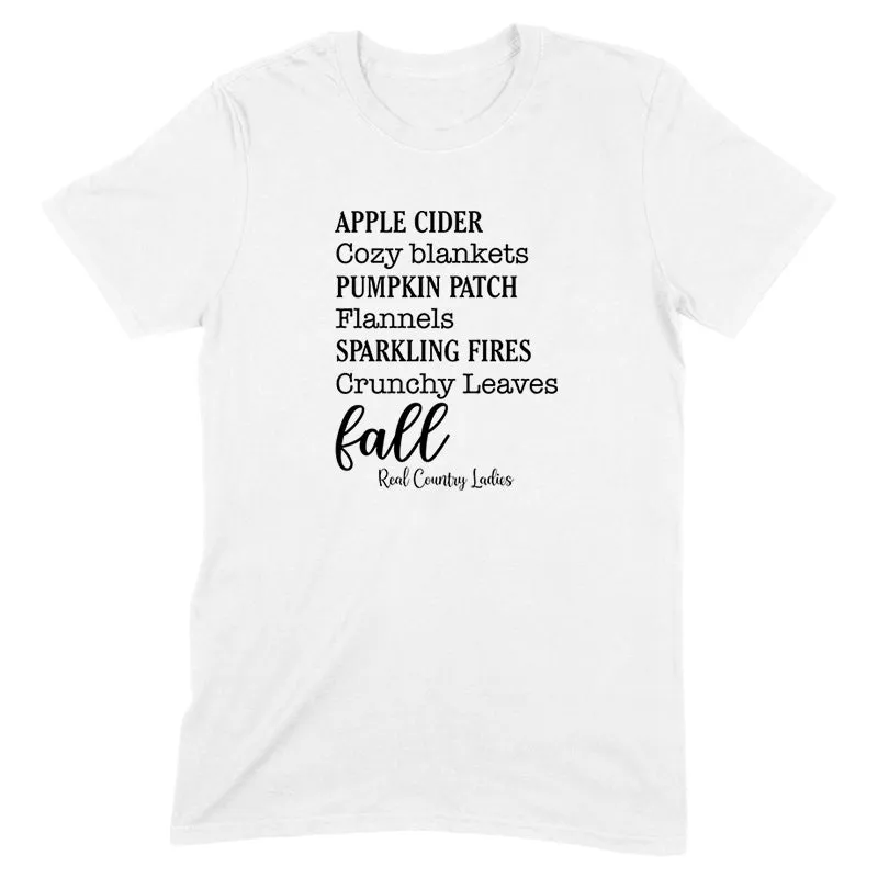 Apple Cider Cozy Blankets Black Print Front Apparel