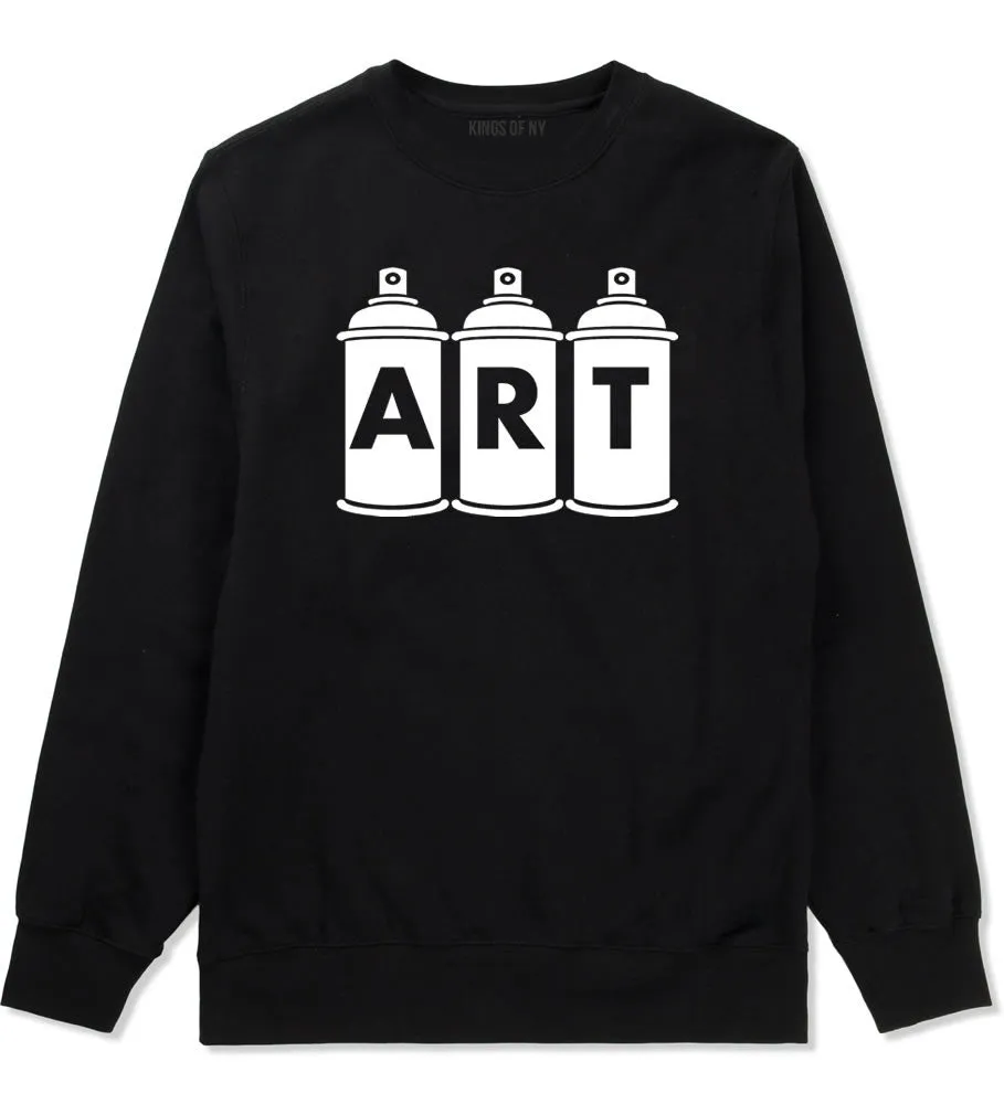 Art graf graffiti spray can paint artist Crewneck Sweatshirt