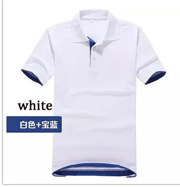 Brand Clothing Polo Homme Solid Wholesale Polo Shirt Casual Men Tee Shirt Tops Cotton Slim Fit 102TBG