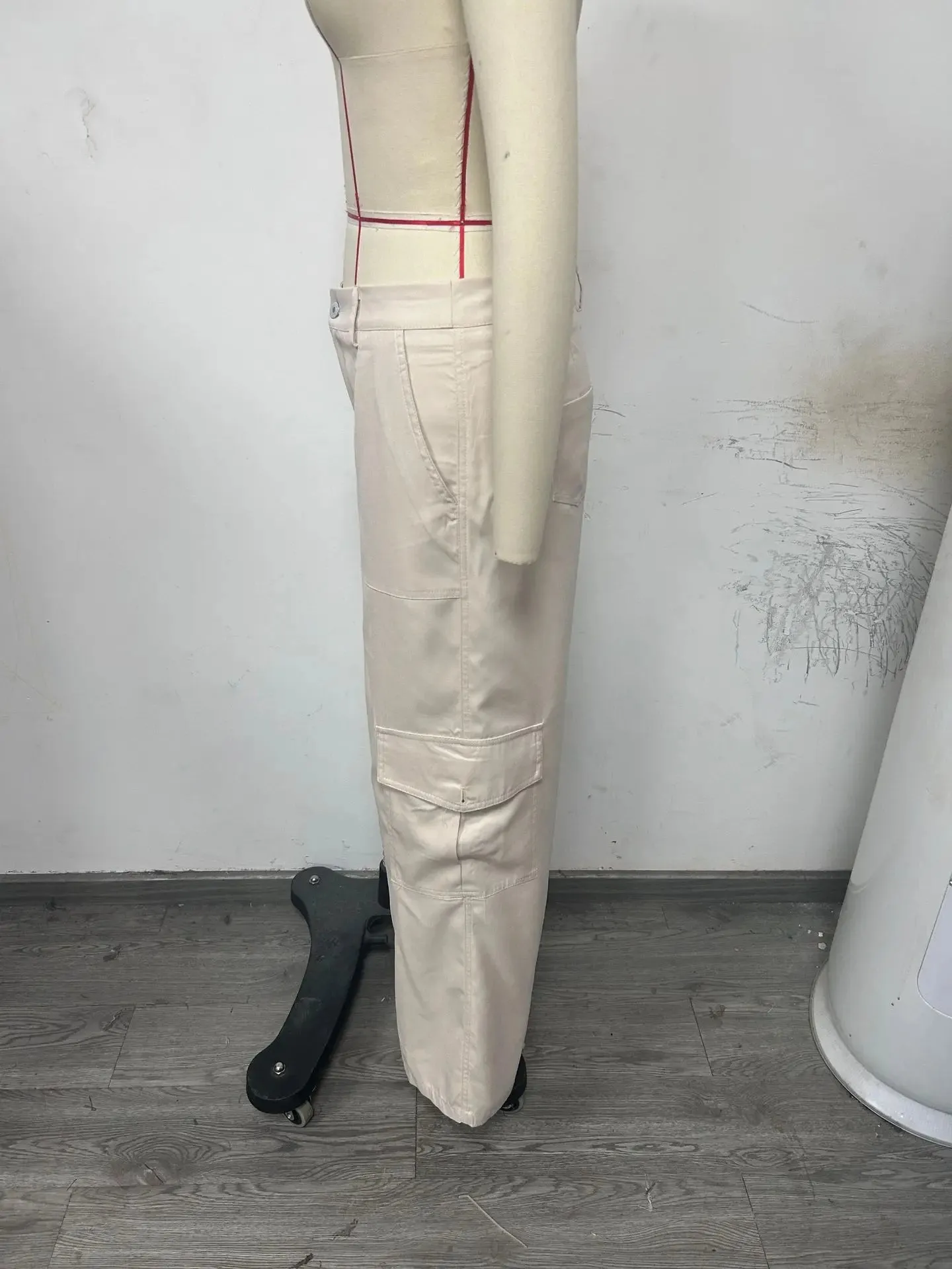 Casual Wide Leg Streetwear Pants with Pockets