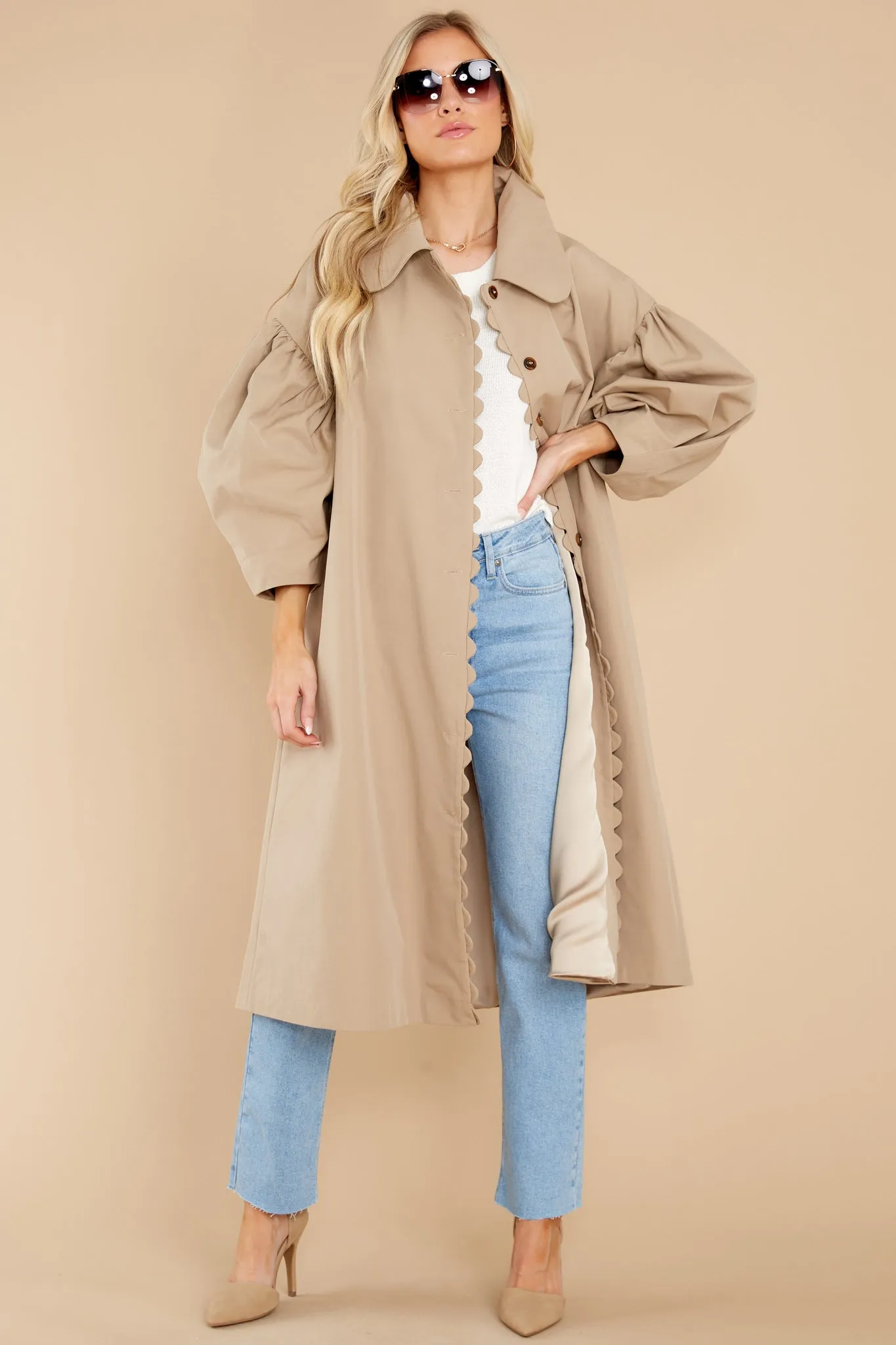 Chic By Design Taupe Coat