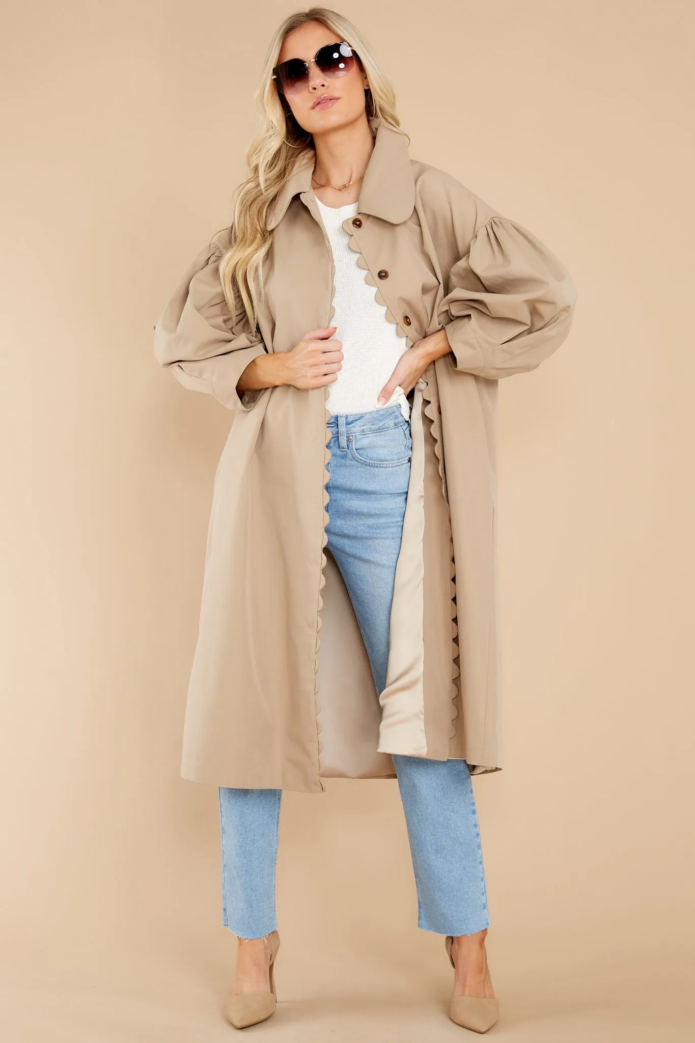 Chic By Design Taupe Coat