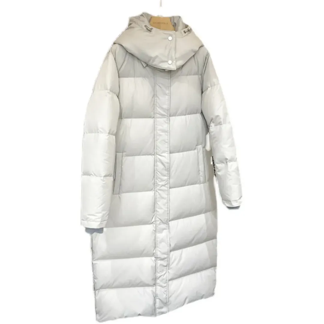 Duck Down Puffer Jacket - Warm Winter Coat for Women with Premium White Duck Down Filling