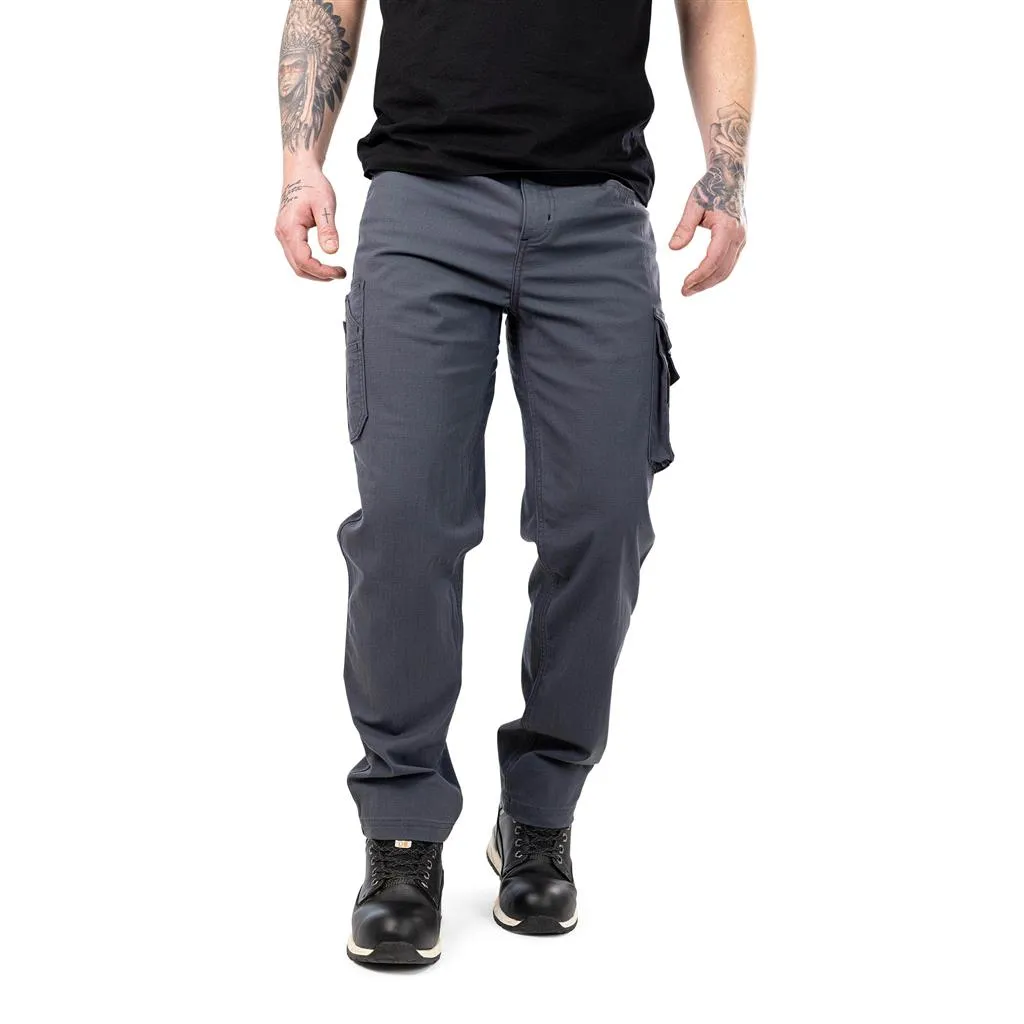 DuraDrive Ash Grey/Camouflage CONCRETE Ripstop Cargo Work Pant