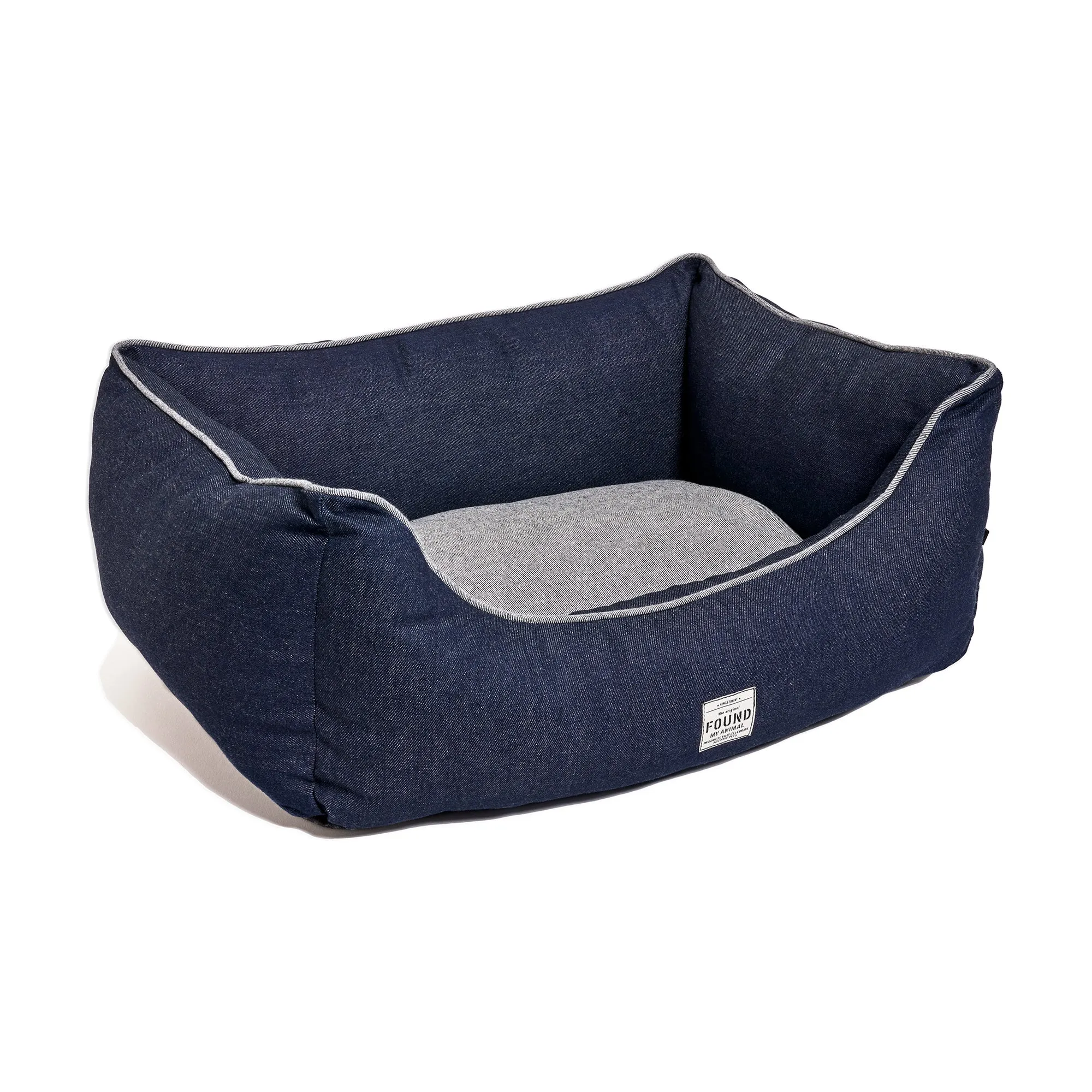 Found My Animal Denim Dog Bed