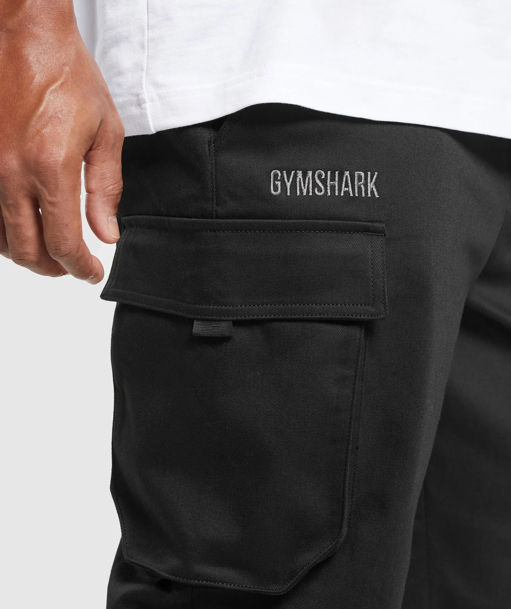 Gymshark Rest Day Woven Cargo Pants - Black