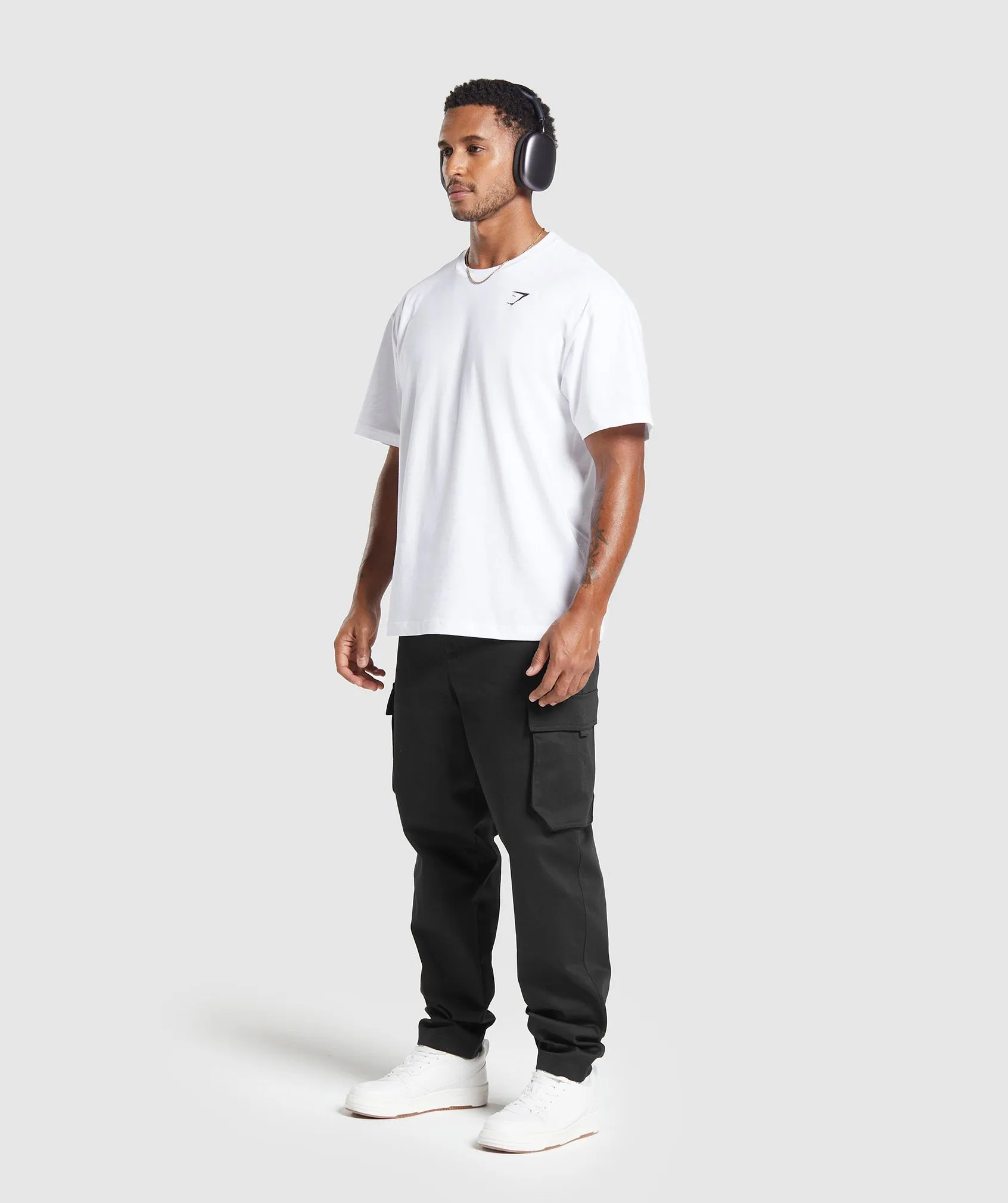 Gymshark Rest Day Woven Cargo Pants - Black