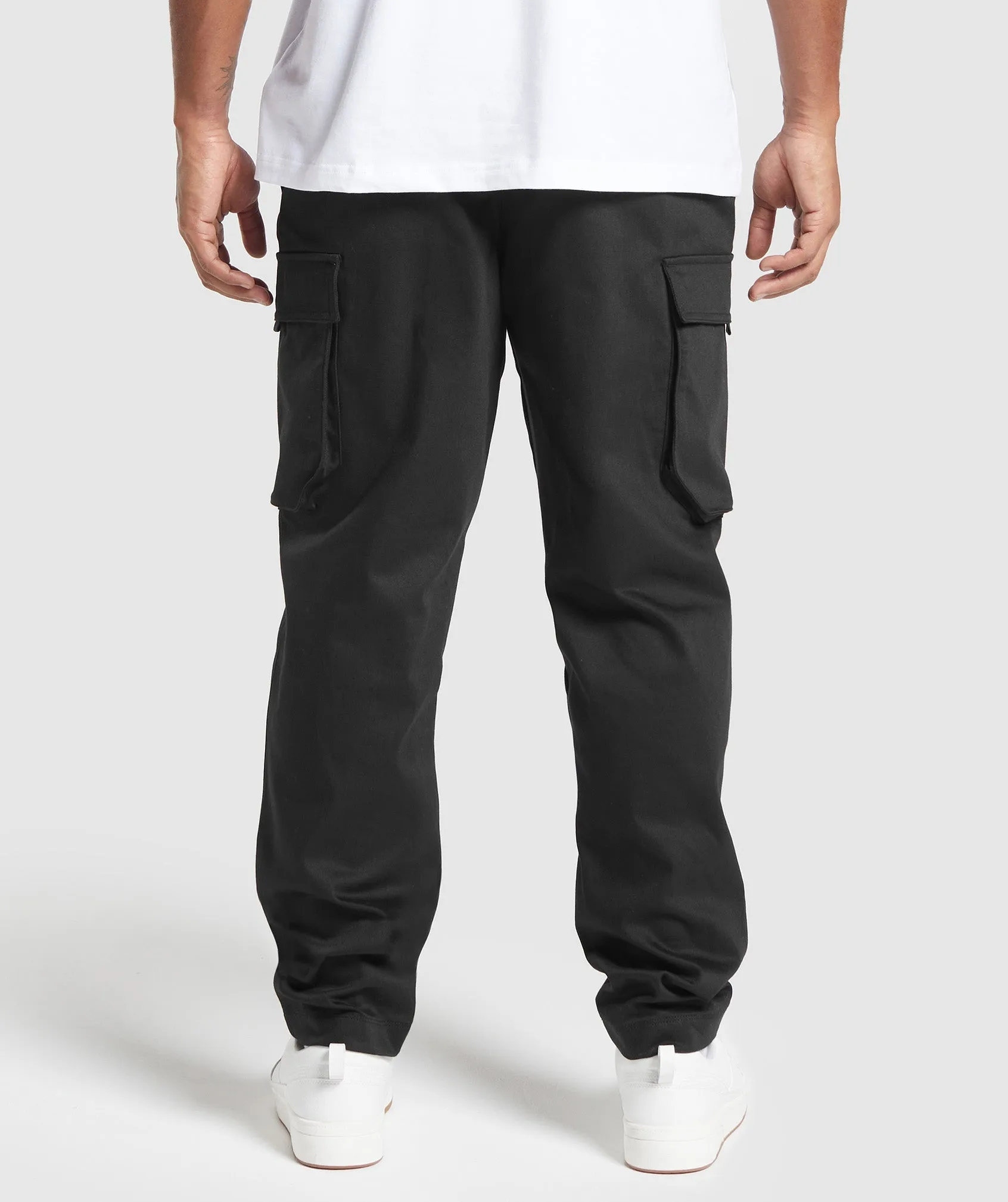 Gymshark Rest Day Woven Cargo Pants - Black