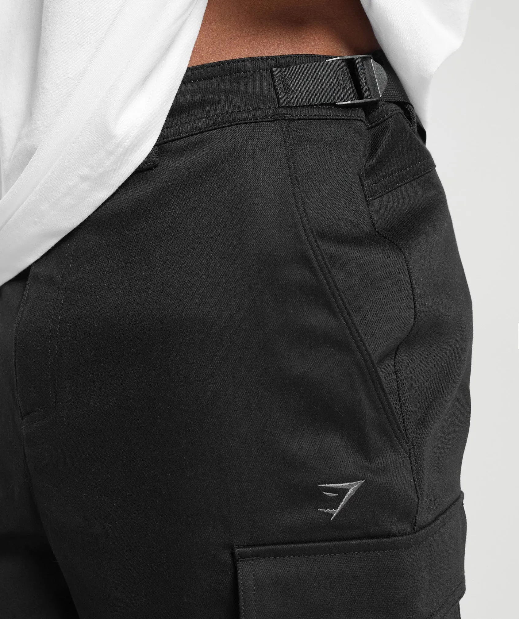 Gymshark Rest Day Woven Cargo Pants - Black