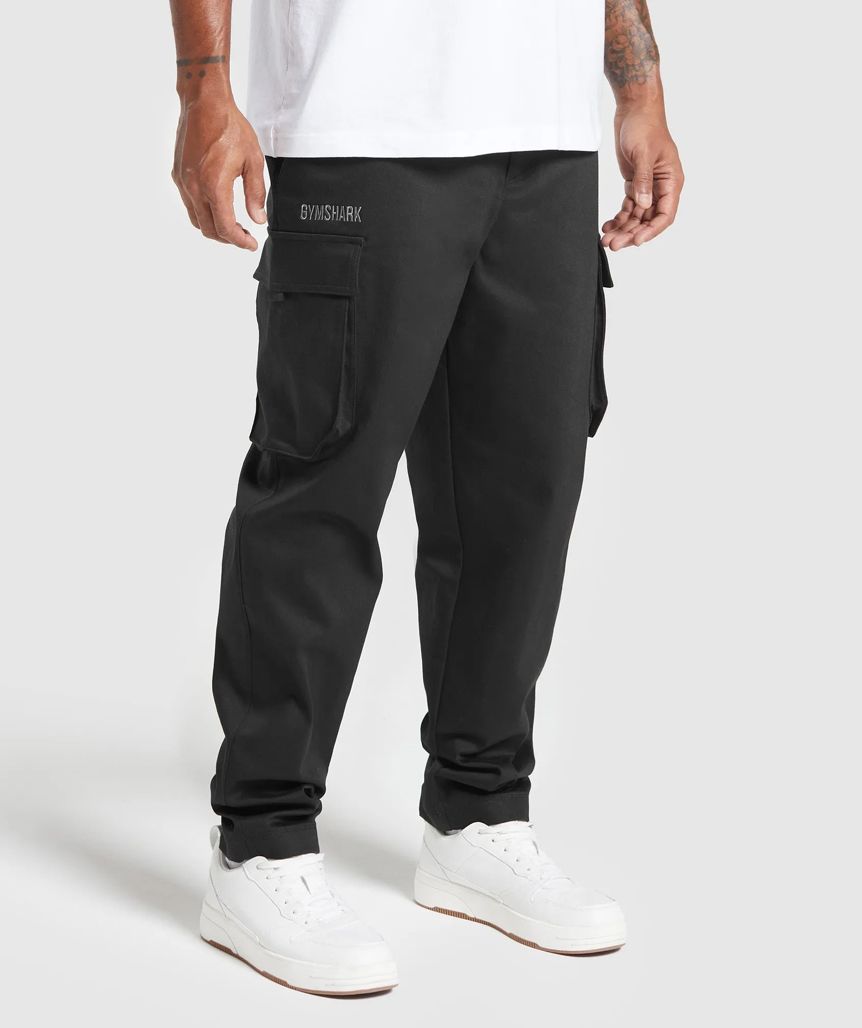 Gymshark Rest Day Woven Cargo Pants - Black