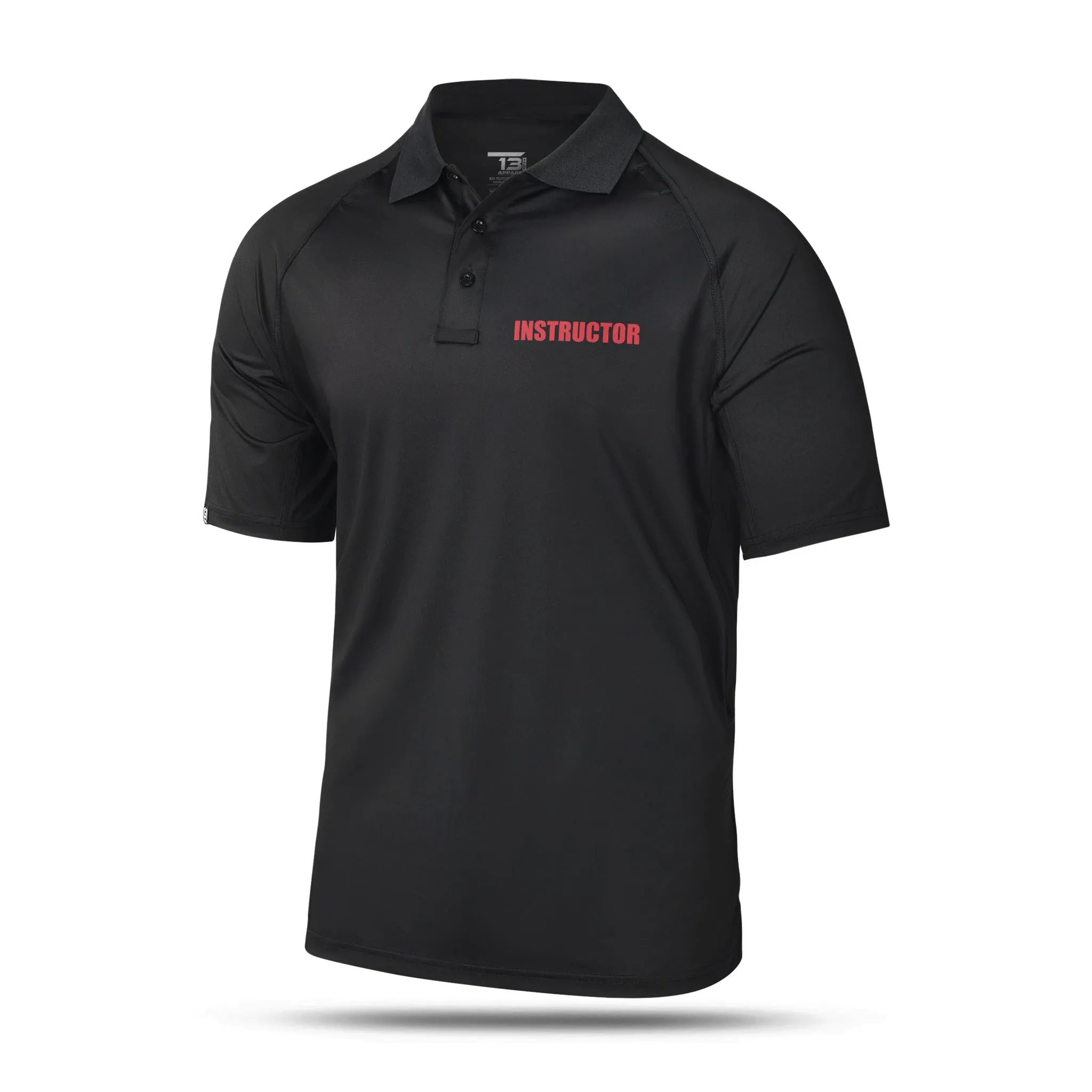 [INSTRUCTOR] Men's Performance Polo [BLK/RED]