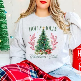 Jolly Christmas Club Coquette Crewneck Sweatshirt