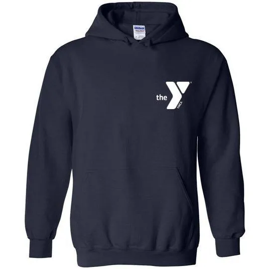 Lake Wenatchee Navy Pullover Hoodie - Lake Logo