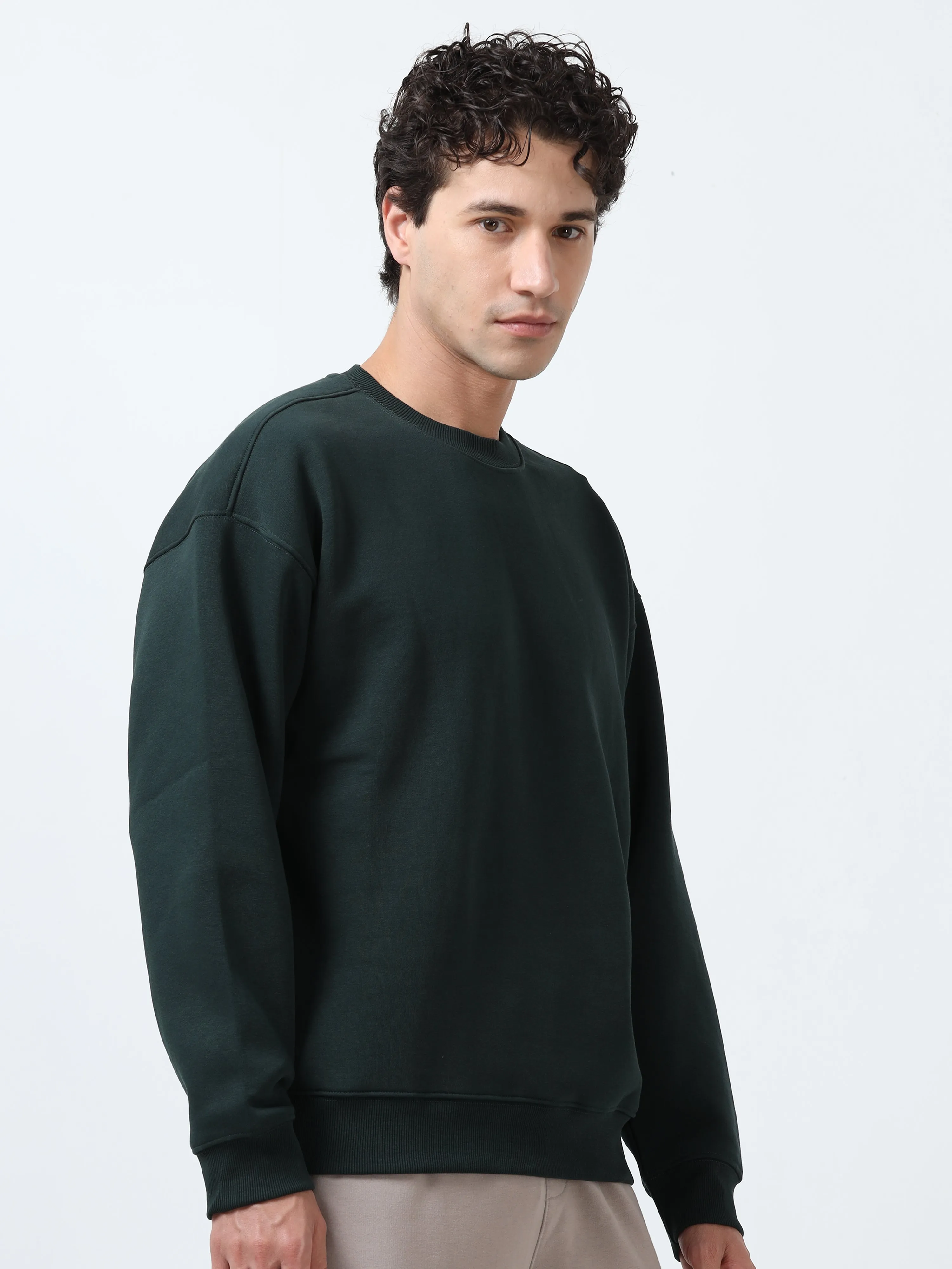 Lalo - Ribbed Plain Sweatshirt - Charcoal