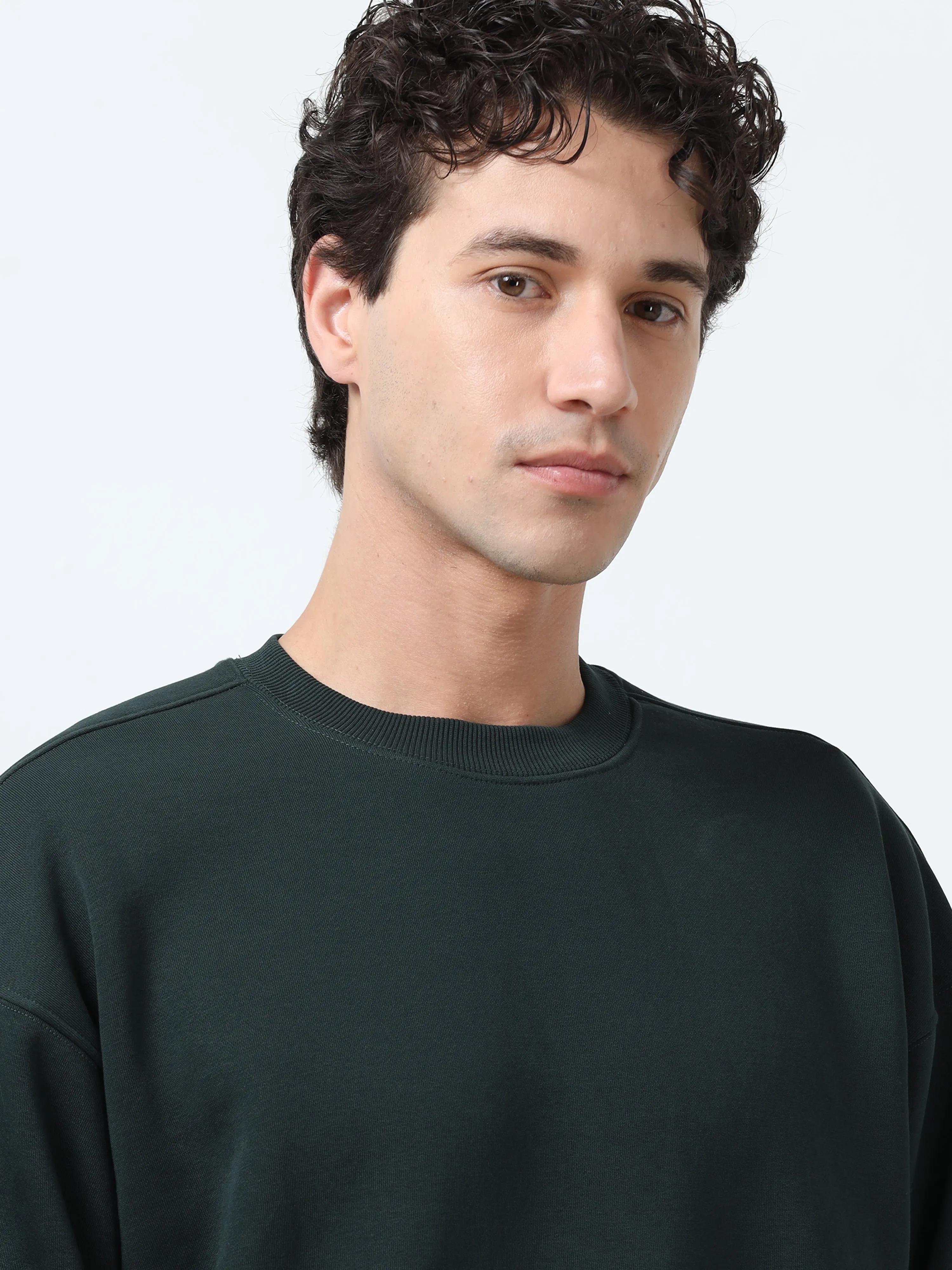 Lalo - Ribbed Plain Sweatshirt - Charcoal