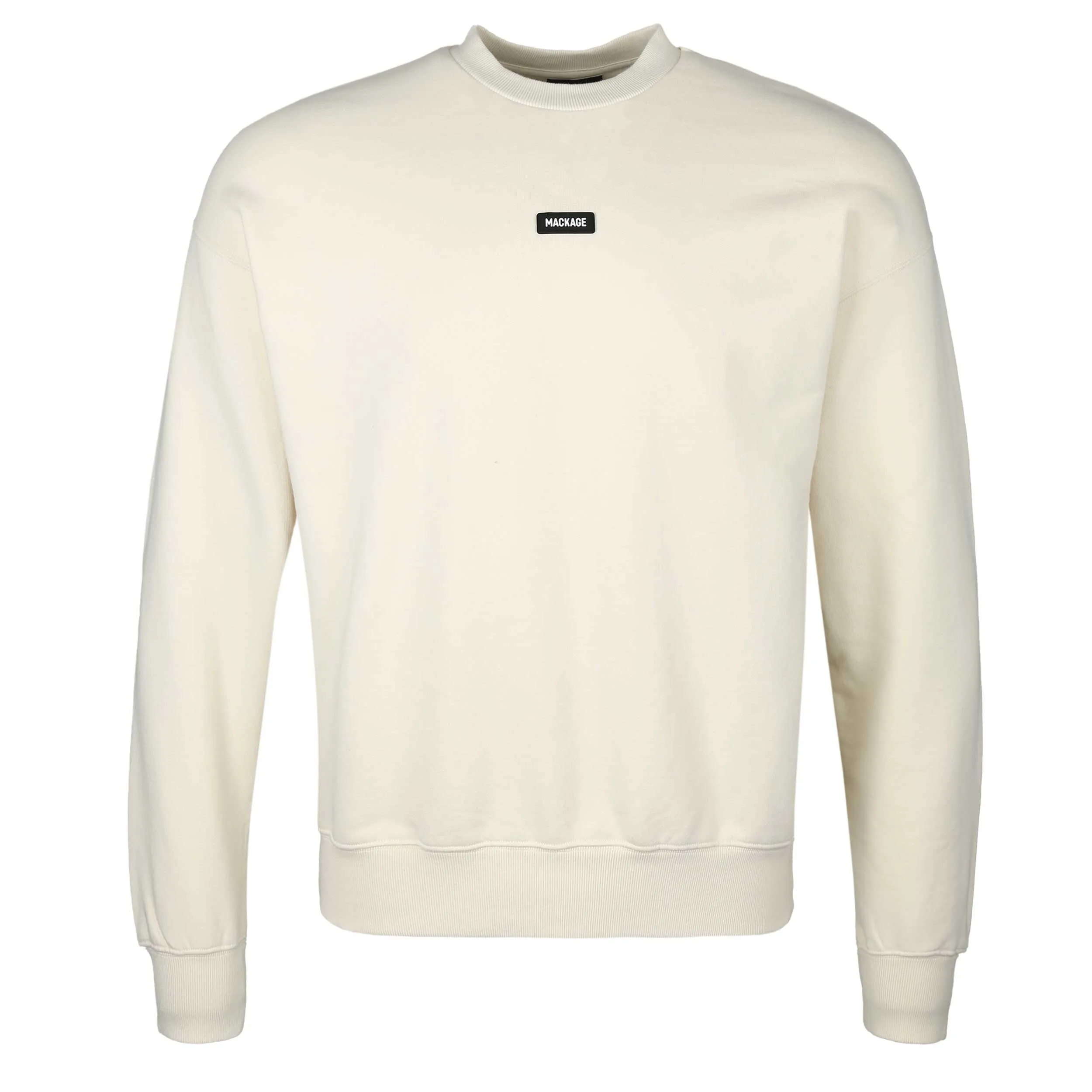 Mackage Justice Crew Neck Sweatshirt in Cream