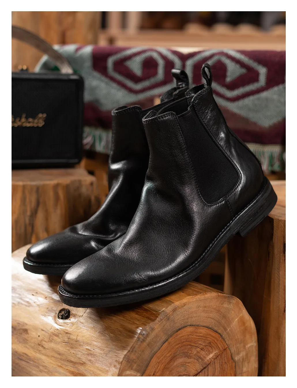 Men's Leather Chelsea Boots