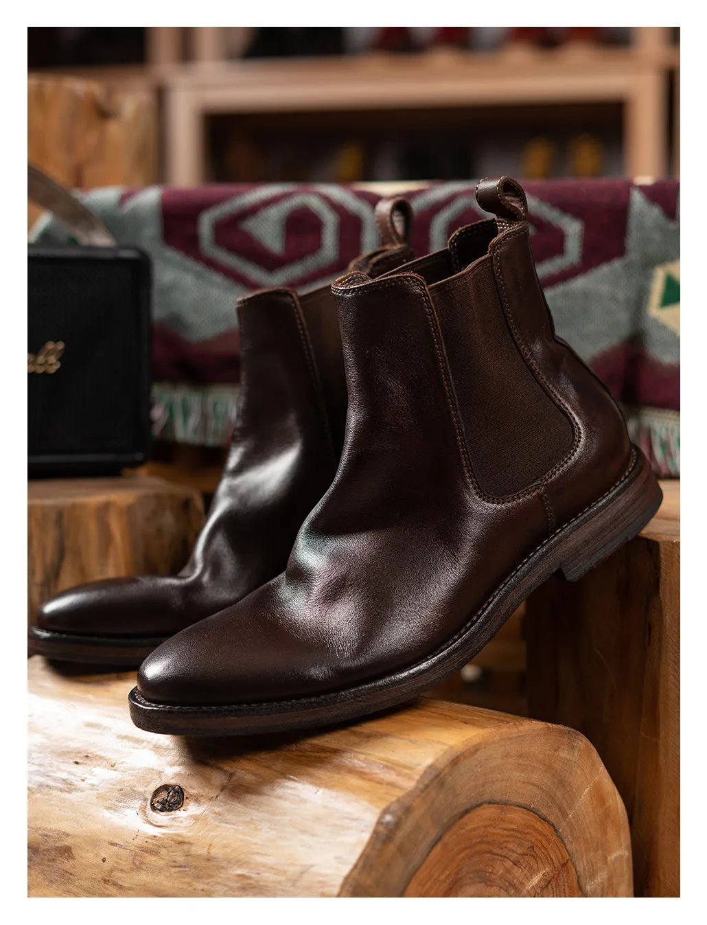 Men's Leather Chelsea Boots