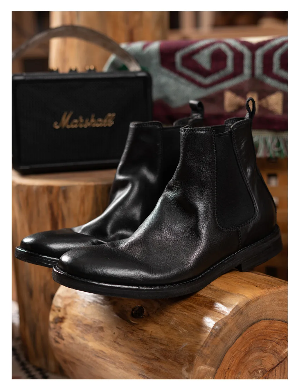 Men's Leather Chelsea Boots