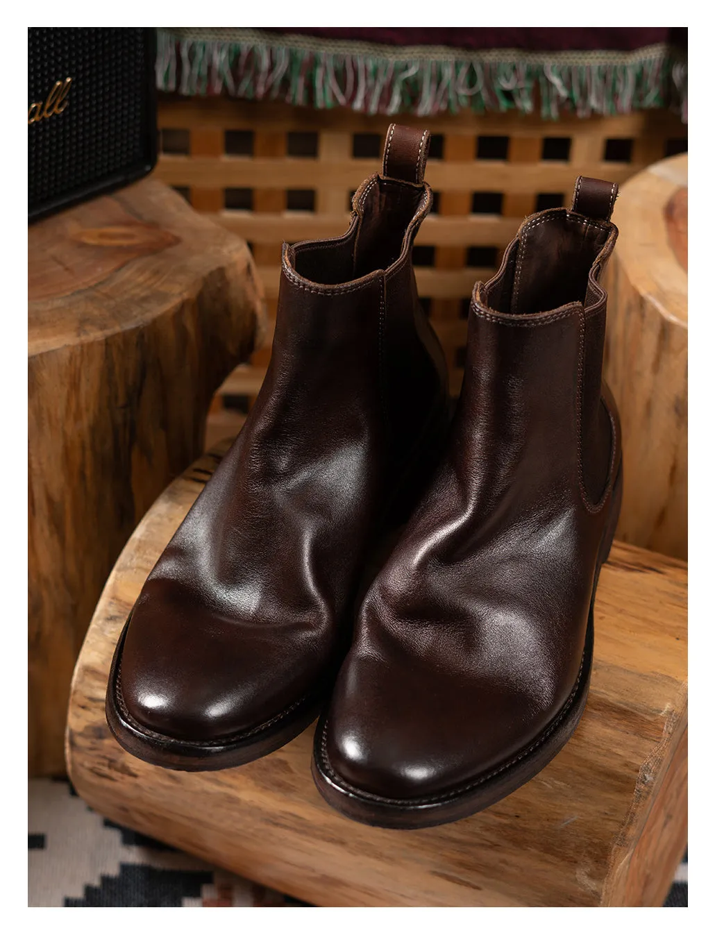 Men's Leather Chelsea Boots