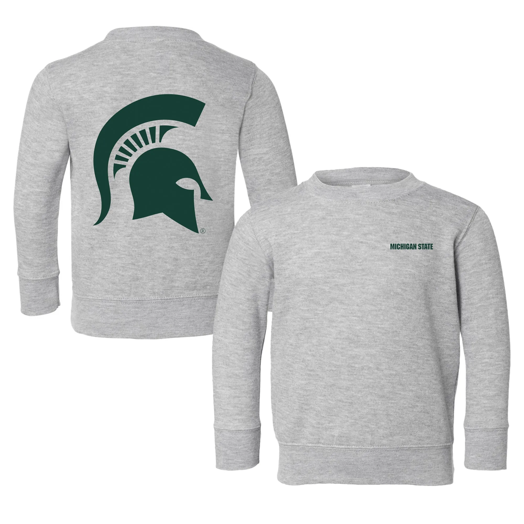 Michigan State Spartans Logo Toddler Crewneck Sweatshirt