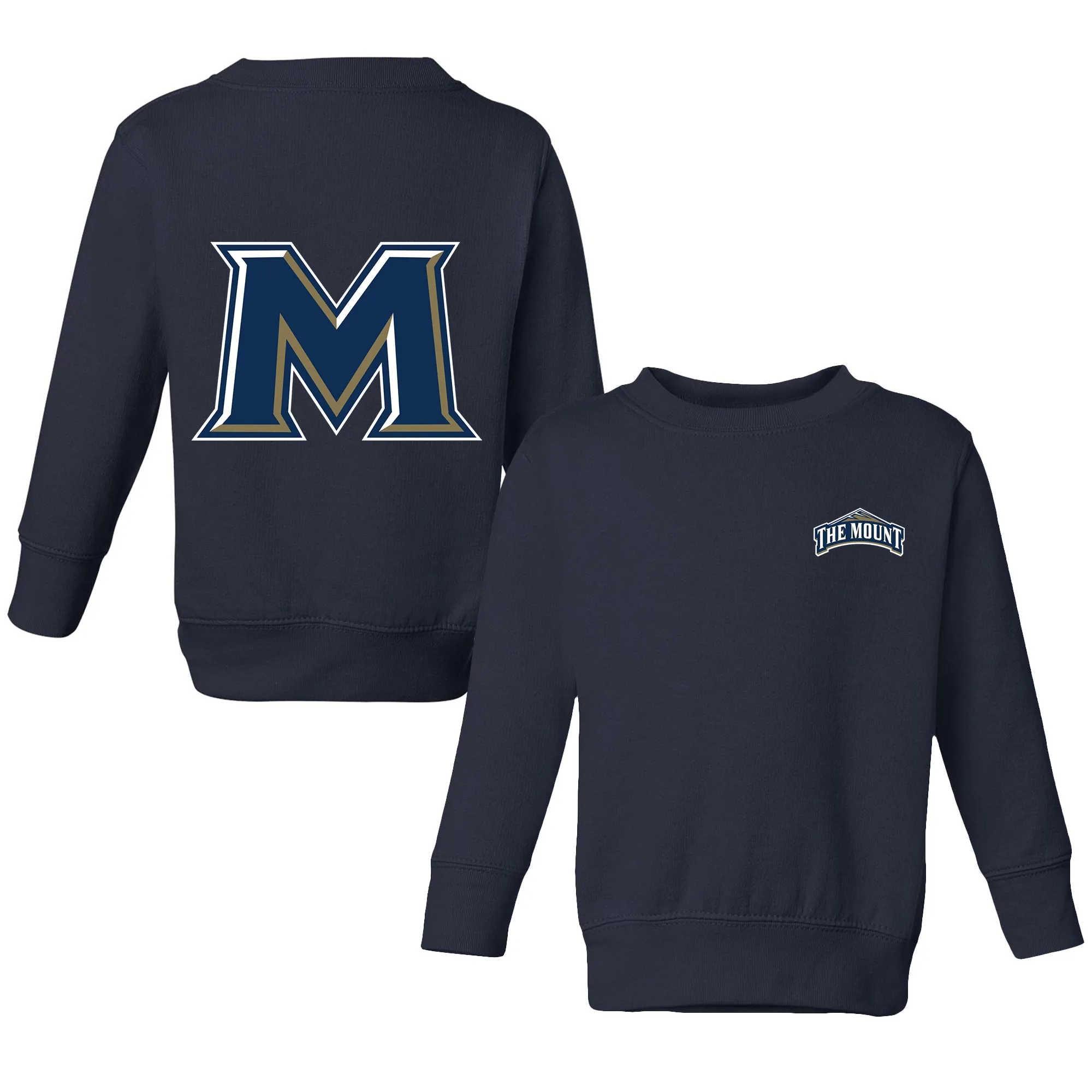 Mount St. Mary's Mountaineers Logo Toddler Crewneck Sweatshirt