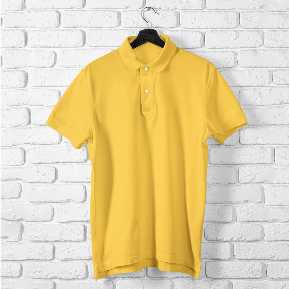 Mustard Yellow Polo T shirt