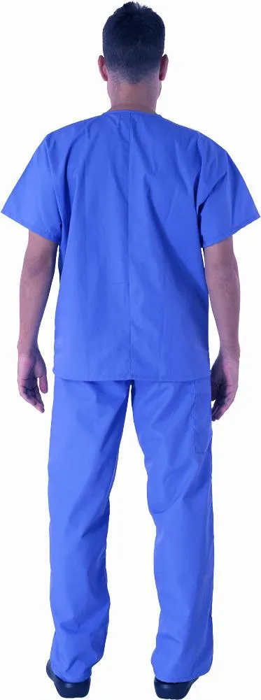 Natural Workwear Mens Authentic EDS Unisex Medical Uniform Cargo Scrub Set, 39918