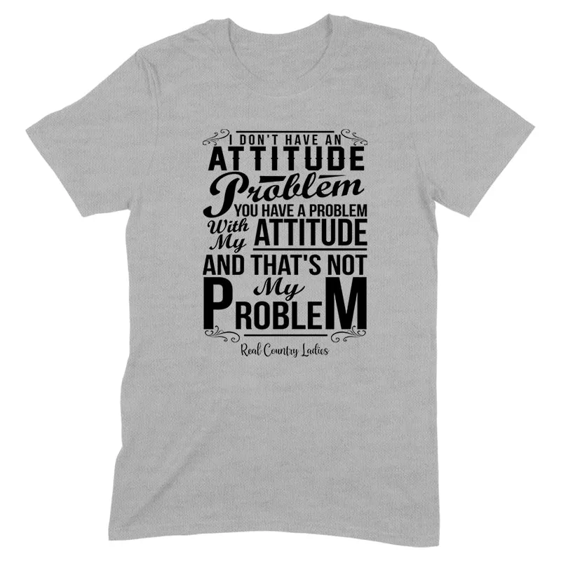 Not My Problem Black Print Front Apparel