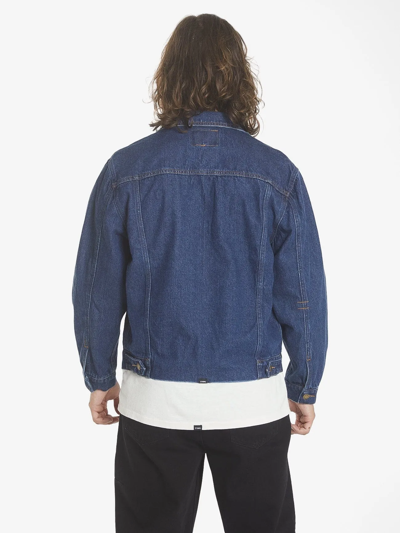 Oversized Wanderer Denim Jacket - Double Indigo Rinse