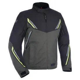 Oxford Hinterland Advanced Men's Motorcycle Jacket Black Gry Fluo