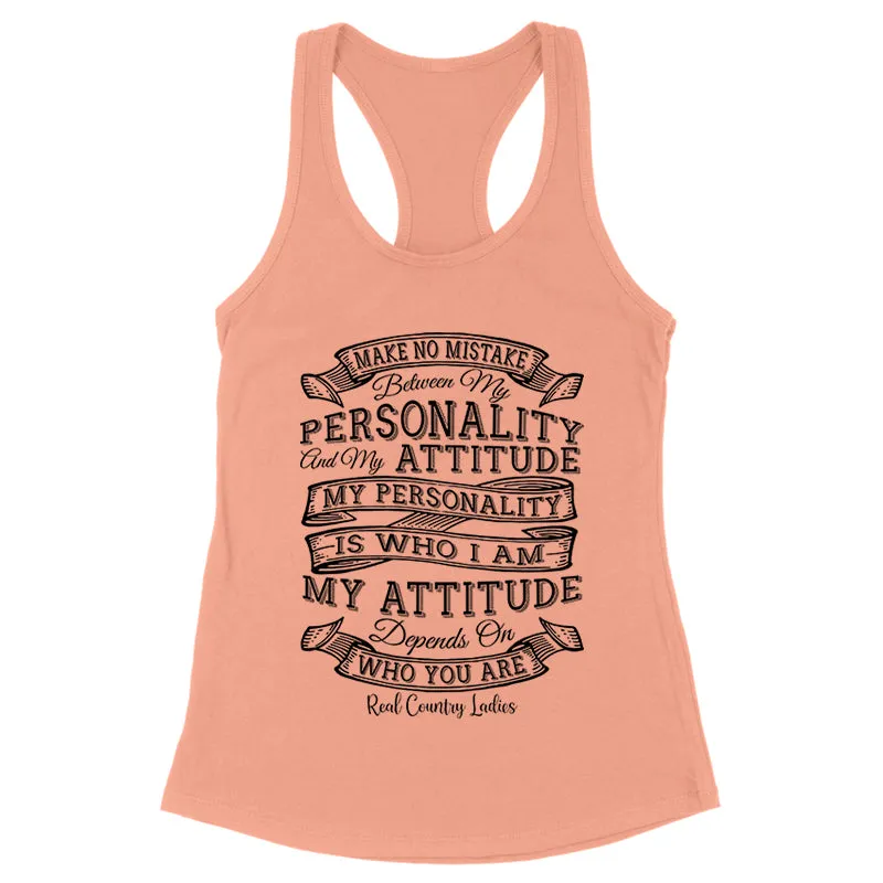 Personality Attitude Black Print Front Apparel