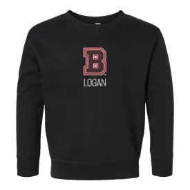 Personalized Brown Bears Toddler Crewneck Sweatshirt