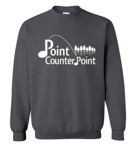 Point CounterPoint Crewneck Sweatshirt White Logo