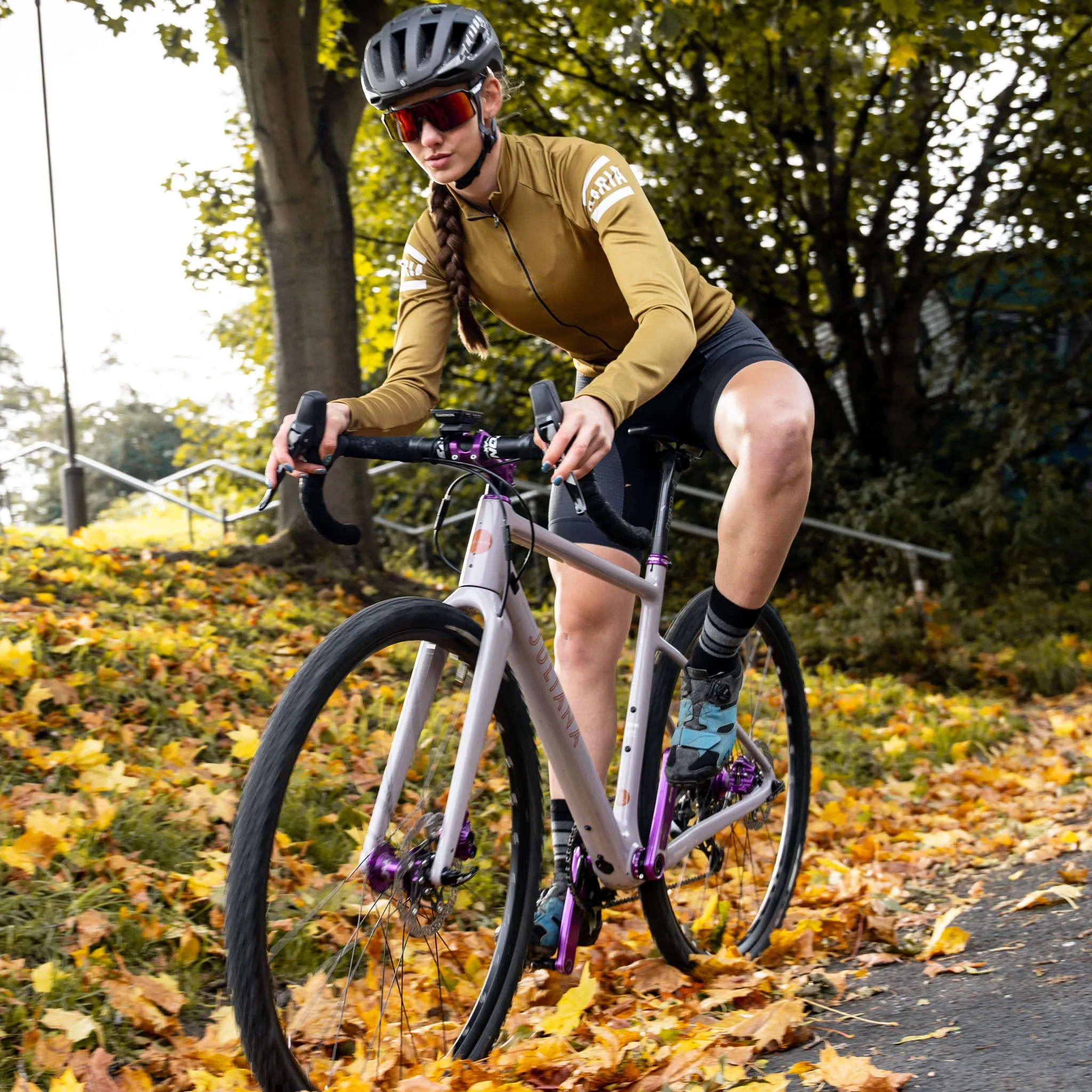 Rich Ochre Women's ls Winter Jersey | hoban