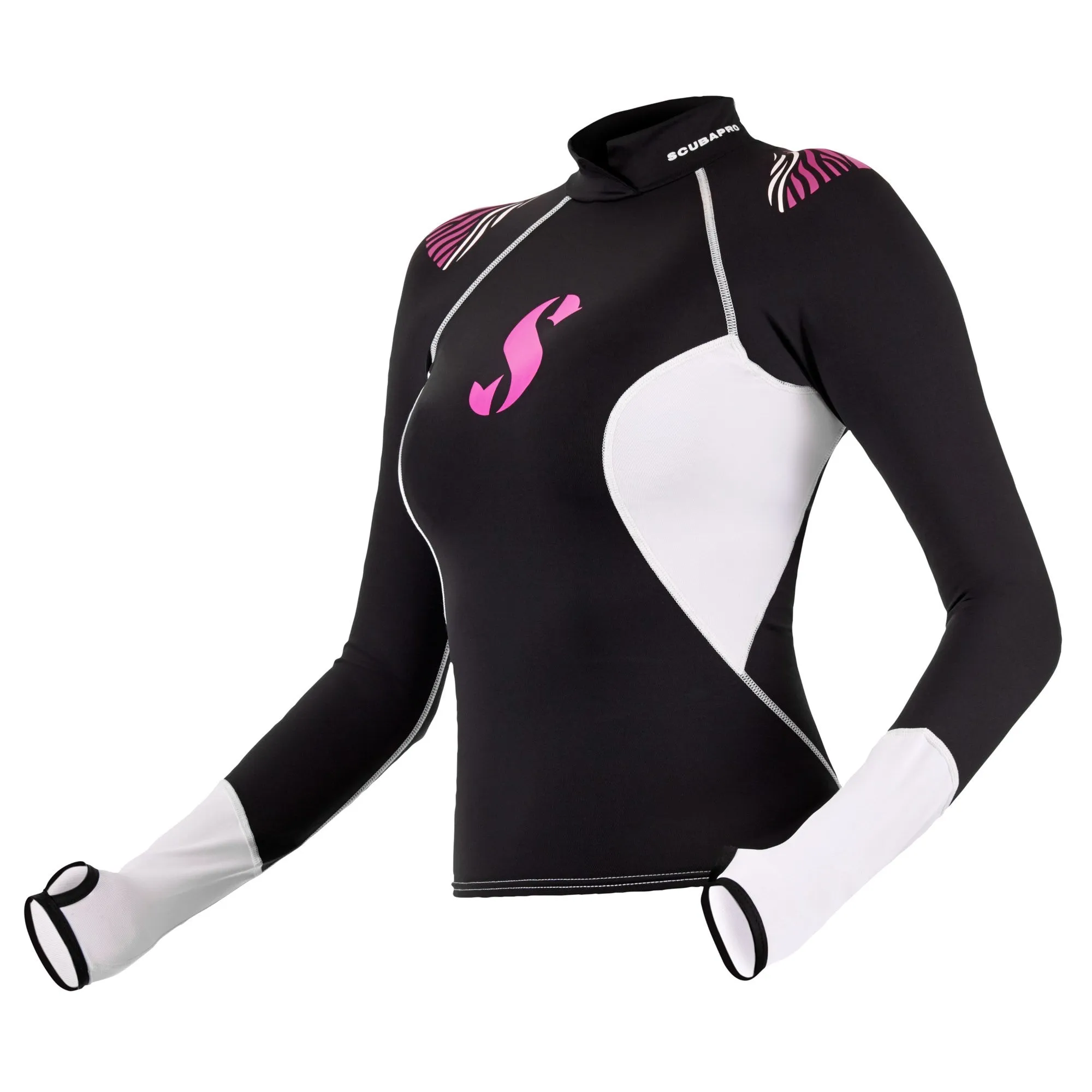 ScubaPro Womens Hybrid Long Sleeve Rash Guard