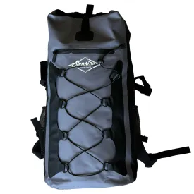 Seaside Surf 35L Waterproof Roll-Top Wetsuit Backpack - Landlord Grey