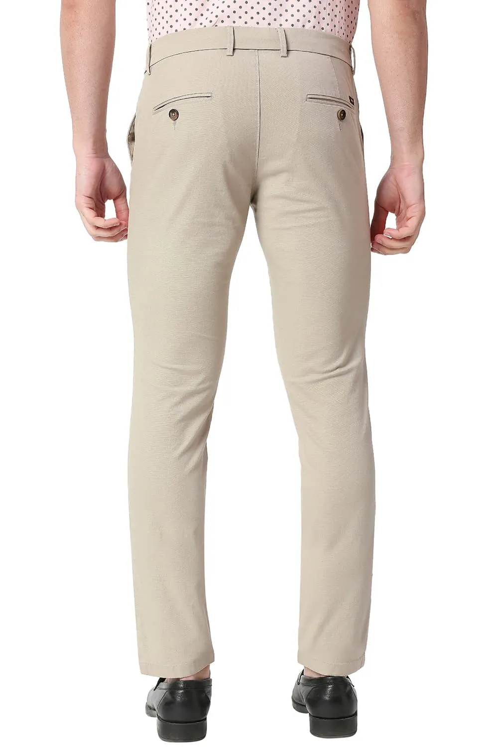 Skinny Fit Cotton Stretch Trousers