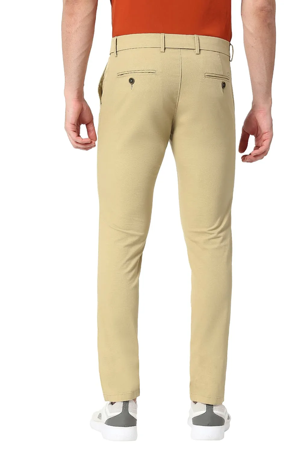 Skinny Fit Cotton Stretch Trousers