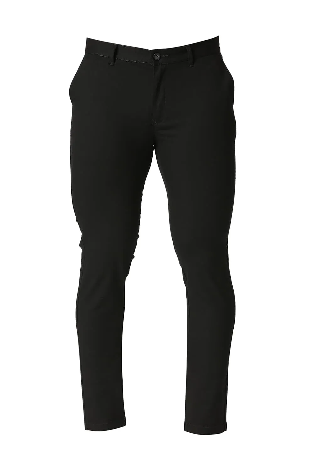 Skinny Fit Cotton Stretch Trousers