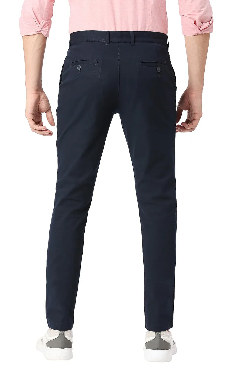 Skinny Fit Cotton Stretch Trousers