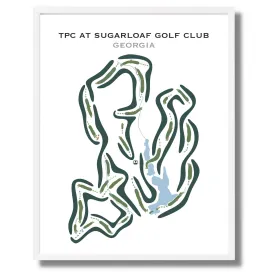 TPC at Sugarloaf Golf Club, Georgia - Printed Golf Courses