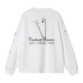 W' L/S  SAFETY PIN T-SHIRT / CARHARTT WIP