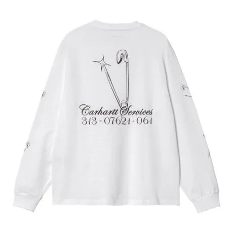 W' L/S  SAFETY PIN T-SHIRT / CARHARTT WIP