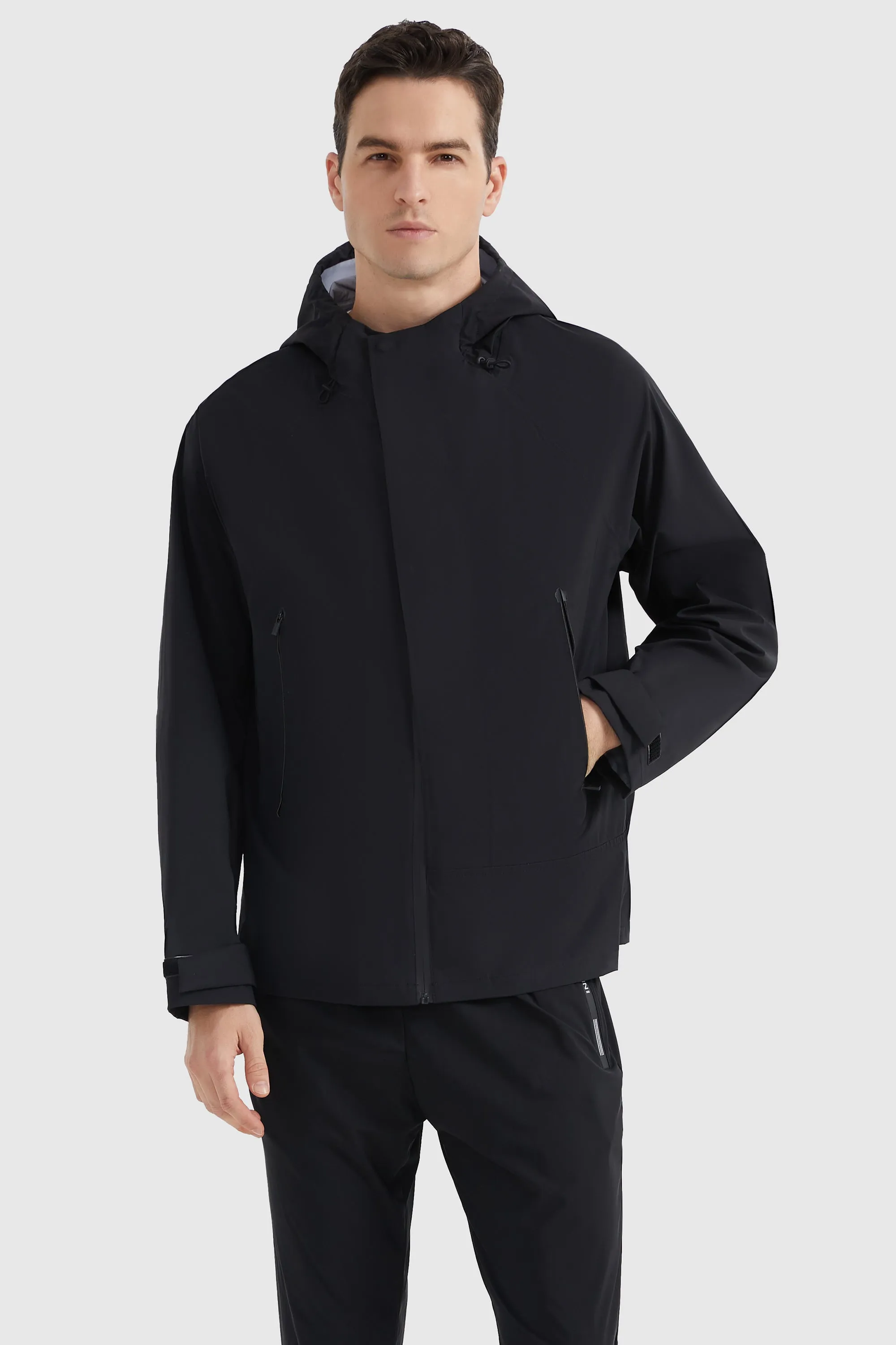 Waterproof Hooded Rain Jacket