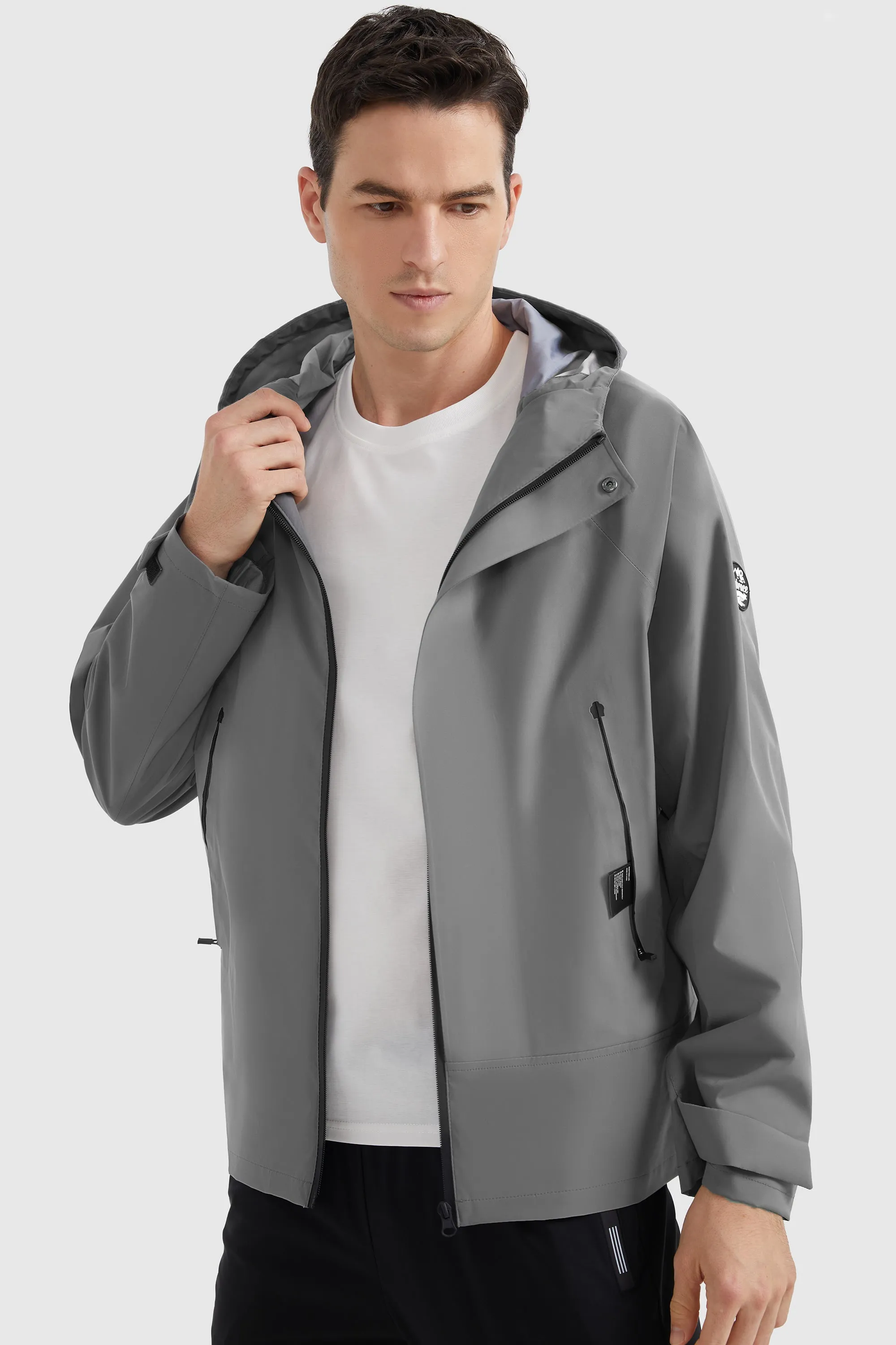 Waterproof Hooded Rain Jacket